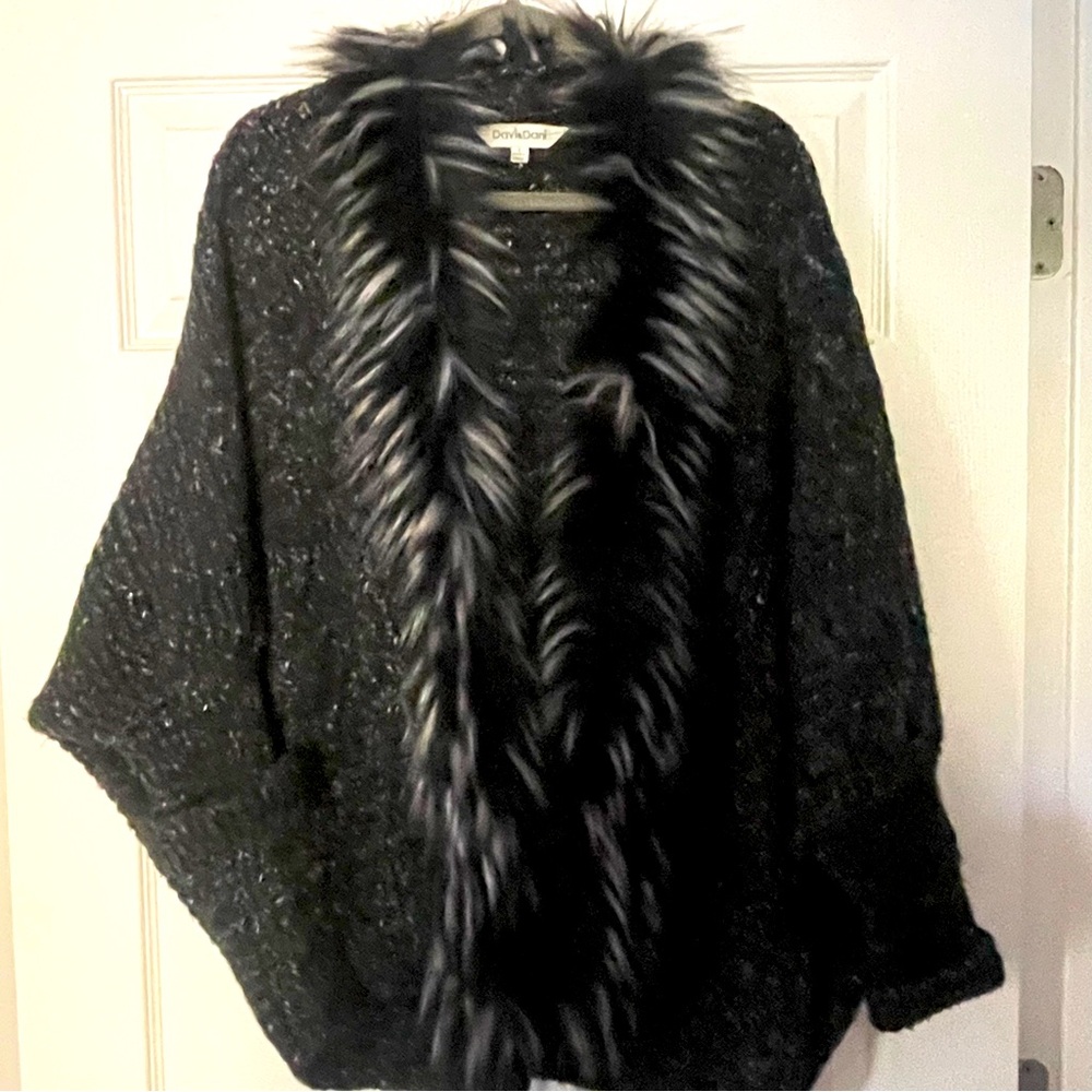 Davi & Dani Fur Sweater